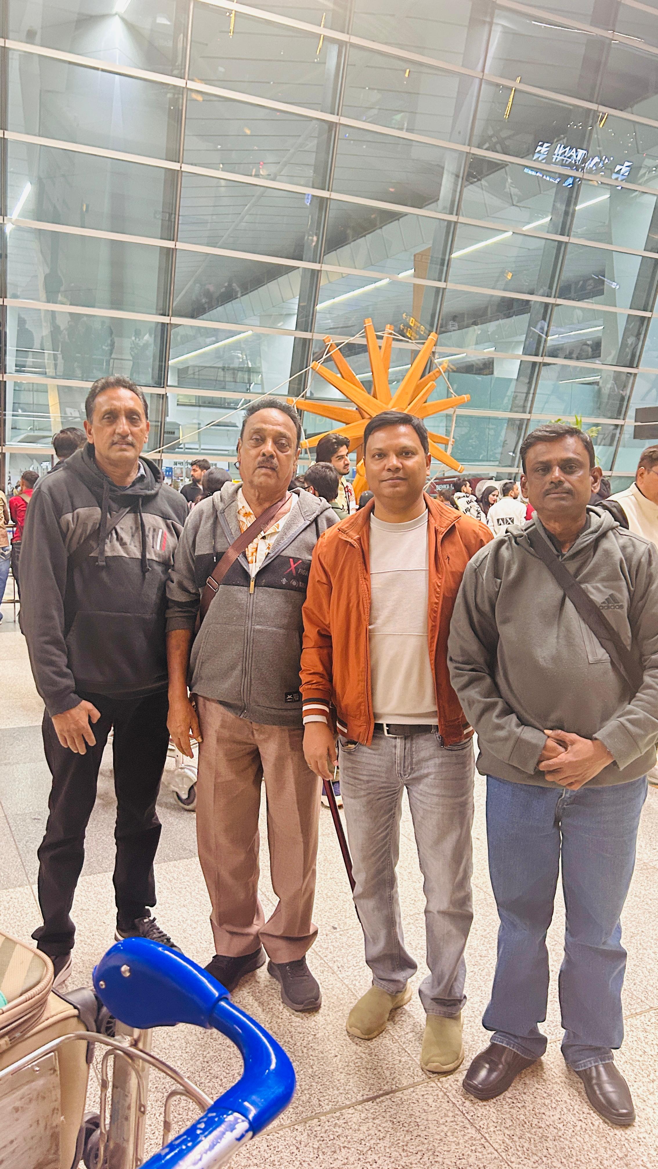 Dropping Fiji Patient At Delhi Airport